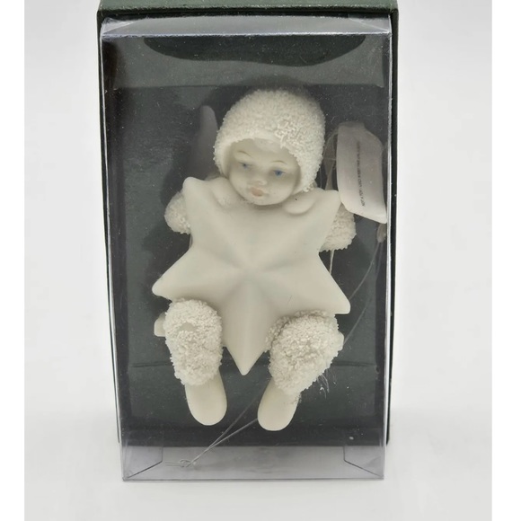 Dept 56 Snowbabies "Swinging on a Star" Christmas Ornament - Picture 2 of 4